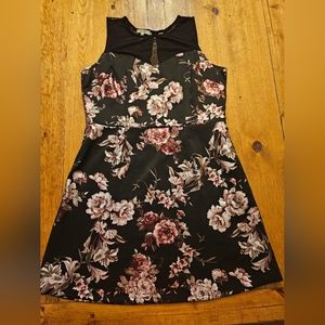 Maurices black and metallic mini dress